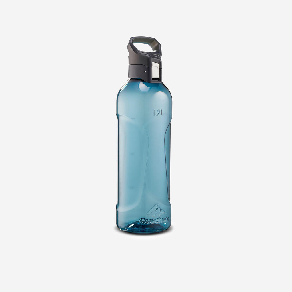 Gourde rando MH500 bouchon ouverture rapide 1,2 litre plastique (Ecozen®) bleu